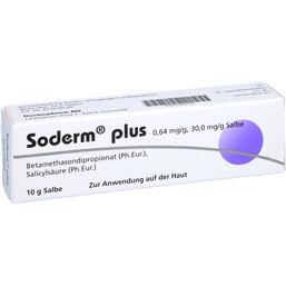 Abbildung: Soderm Plus Salbe 10 g, Salbe PZN 03476507