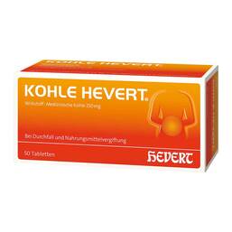 Abbildung: Kohle Hevert Tabletten Tabletten, 50 St PZN 03477381