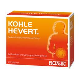 Abbildung: Kohle Hevert Tabletten Tabletten, 300 St PZN 03477398