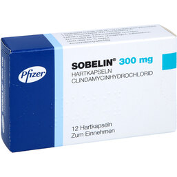 Abbildung: Sobelin 300 mg Hartkapseln 12 St, Hartkapseln PZN 03479150