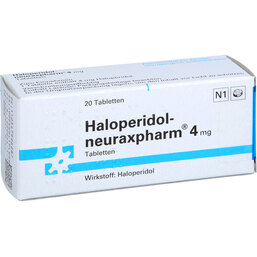 Abbildung: Haloperidol neuraxp. 4 mg Tabletten 20 St, Tabletten PZN 03479262