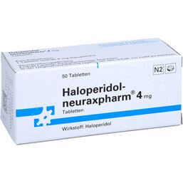 Abbildung: Haloperidol neuraxp. 4 mg Tabletten 50 St, Tabletten PZN 03479279