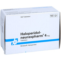 Abbildung: Haloperidol neuraxp. 4 mg Tabletten 100 St, Tabletten PZN 03479285