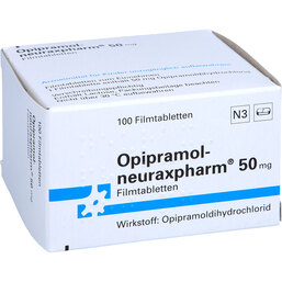 Abbildung: Opipramol neuraxpharm 50 mg Filmtabletten 100 St, Filmtabletten PZN 03480041