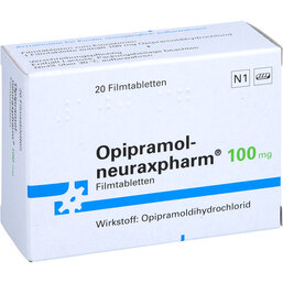Abbildung: Opipramol neuraxpharm 100 mg Filmtabletten 20 St, Filmtabletten PZN 03480070