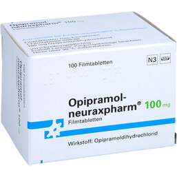 Abbildung: Opipramol neuraxpharm 100 mg Filmtabletten 100 St, Filmtabletten PZN 03480093