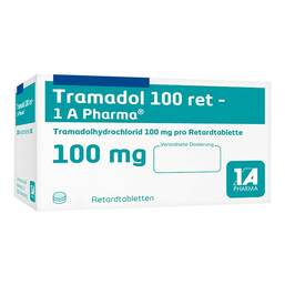 Abbildung: Tramadol 100 retard 1A Pharm 50 St, Retard-Tabletten PZN 03480816