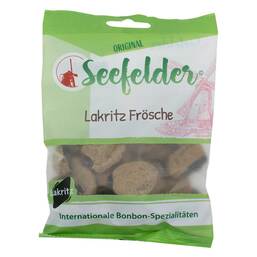 Abbildung: Seefelder Lakritz-Frösche KDA 100 g, Bonbons PZN 03490789