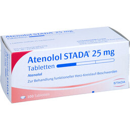 Abbildung: Atenolol STADA 25 mg Tabletten 100 St, Tabletten PZN 03497998
