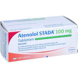 Abbildung: Atenolol STADA 100 mg Tabletten 100 St, Tabletten PZN 03498064