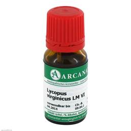 Abbildung: Lycopus virg. Arcana LM 6 Dilution Dilution, 10 ml PZN 03505108