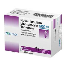Abbildung: Novaminsulfon 500 mg Lichten 50 ml, Tropfen zum Einnehmen PZN 03507946