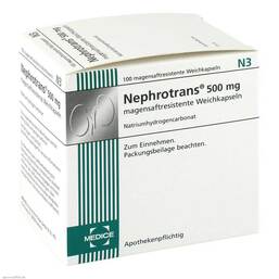 Abbildung: Nephrotrans magensaftresistente Kapseln 100 St, Kapseln magensaftresistent PZN 03511770