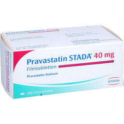 Abbildung: Pravastatin STADA 40 mg Filmtabletten 100 St, Filmtabletten PZN 03514952