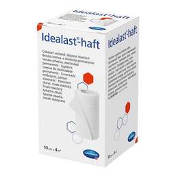 Abbildung: Idealast Haft Binde 10 cm x 4 m 1 St, Binden PZN 03517442