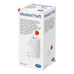 Abbildung: Idealast Haft Binde 12 cm x 4 m 1 St, Binden PZN 03517459
