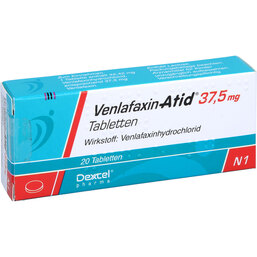 Abbildung: Venlafaxin Atid 37,5 mg Tabletten 20 St, Tabletten PZN 03519808