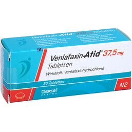 Abbildung: Venlafaxin Atid 37,5 mg Tabletten 50 St, Tabletten PZN 03519814