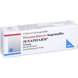 Abbildung: Dexamethason Augensalbe Jena 5 g, Augensalbe PZN 03524502