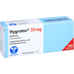 Abbildung: Hygroton 25 Tabletten 100 St, Tabletten PZN 03524927