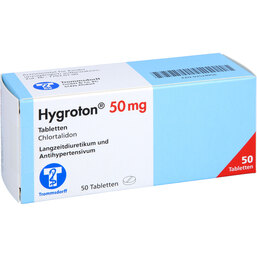 Abbildung: Hygroton 50 Tabletten 50 St, Tabletten PZN 03524956