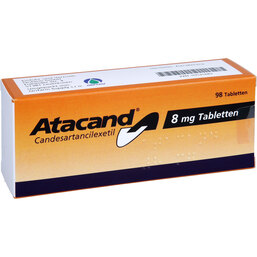 Abbildung: Atacand 8 mg Tabletten 98 St, Tabletten PZN 03525683