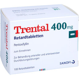 Abbildung: Trental 400 Retardtabletten 100 St, Retard-Tabletten PZN 03528842