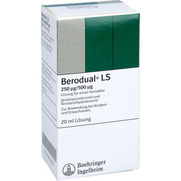 Abbildung: Berodual LS Pumplösung 20 ml, Lösung für einen Vernebler PZN 03529818