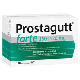 Abbildung: Prostagutt forte 160 / 120 mg Weichkapseln, 120 St PZN 03530193