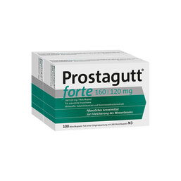 Abbildung: Prostagutt forte 160 / 120 mg Weichkapseln, 2X100 St PZN 03532861