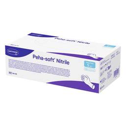 Abbildung: Peha Soft nitrile Untersuchungshandschuhe puderfrei unsteril S 100 St, Handschuhe PZN 03538059