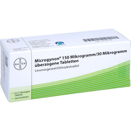 Abbildung: Microgynon 21 überzogene Tabletten 6X21 St, Überzogene Tabletten PZN 03540168