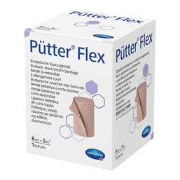 Abbildung: Pütter Flex Binde 8 cm x 5 m 1 St, Binden PZN 03541251