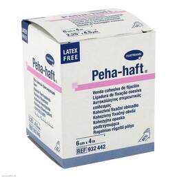 Abbildung: Peha Haft Fixierbinde latexfrei 6 cm x 4 m Binden, 1 St PZN 03544462