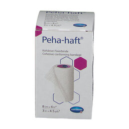 Abbildung: Peha Haft Fixierbinde latexfrei 8 cm x 4 m Binden, 1 St PZN 03544479