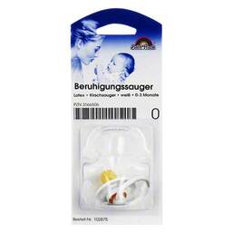 Abbildung: Sauger Kirsche 102875 weiß klein kleine Scheibe 1 St PZN 03566506