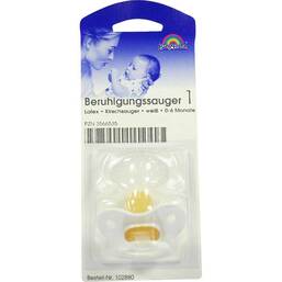Abbildung: Sauger Kirsche 102880 weiß klein große Scheibe 1 St PZN 03566535