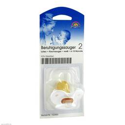 Abbildung: Sauger Kirsche 102883 weiß groß große Scheibe 1 St PZN 03566564