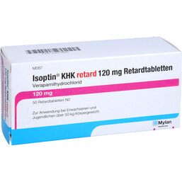 Abbildung: Isoptin Khk retard 120 mg Ta 50 St, Retard-Tabletten PZN 03573825