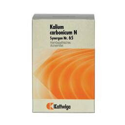 Abbildung: Synergon 65 Kalium carbonicum N Tabletten Tabletten, 200 St PZN 03633734