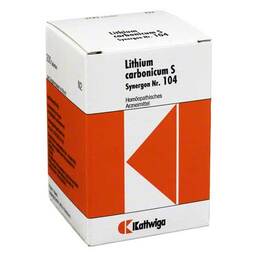 Abbildung: Synergon 104 Lithium carbonicum S Tabletten Tabletten, 200 St PZN 03634165