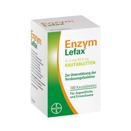 Abbildung: Enzym Lefax Kautabletten Kautabletten, 100 St PZN 03641389