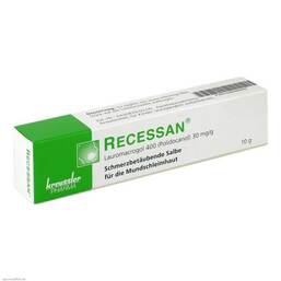 Abbildung: Recessan Salbe Salbe, 10 g PZN 03646553