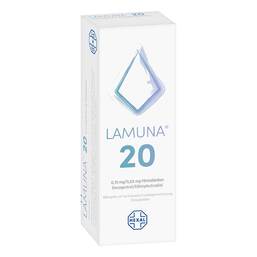 Abbildung: Lamuna 20 Filmtabletten 6X21 St, Filmtabletten PZN 03649273