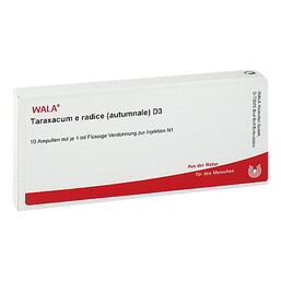 Abbildung: Taraxacum e Radice AUTUMN. D 3 Ampullen 10X1 ml, Ampullen PZN 03658763 