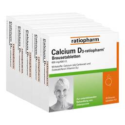 Abbildung: Calcium D3 ratiopharm Brausetabletten Brausetabletten, 100 St PZN 03659751