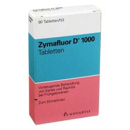 Abbildung: Zymafluor D 1000 Tabletten Tabletten, 90 St PZN 03665094