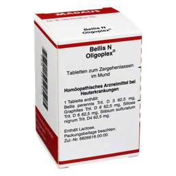 Abbildung: Bellis N Oligoplex Tabletten Tabletten, 150 St PZN 03671373