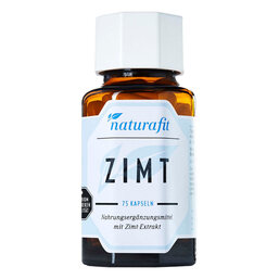 Abbildung: Naturafit Zimt Kapseln Kapseln, 75 St PZN 03679392