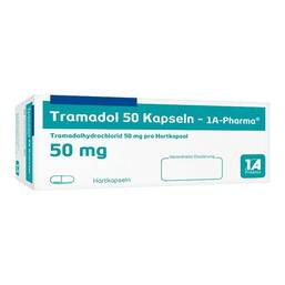 Abbildung: Tramadol 50 Kapseln 1A Pharm 10 St, Hartkapseln PZN 03682141